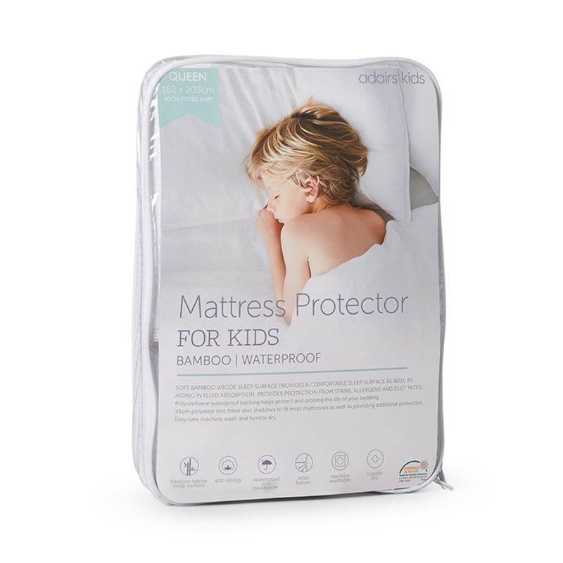 Kids Bamboo Waterproof Bassinet Mattress Protector