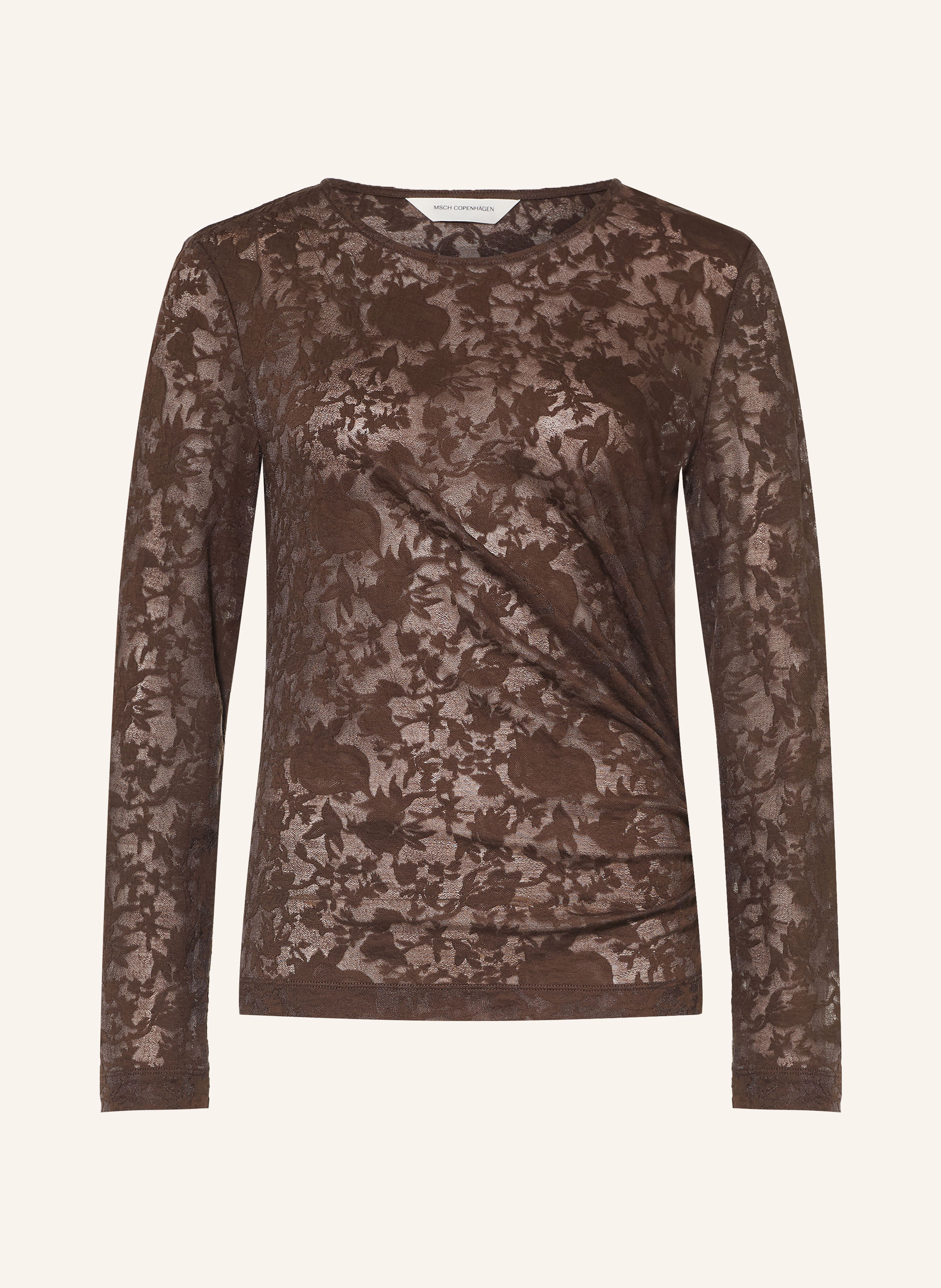 MSCH COPENHAGEN Longsleeve MSCHBRIGETTA aus Jacquard