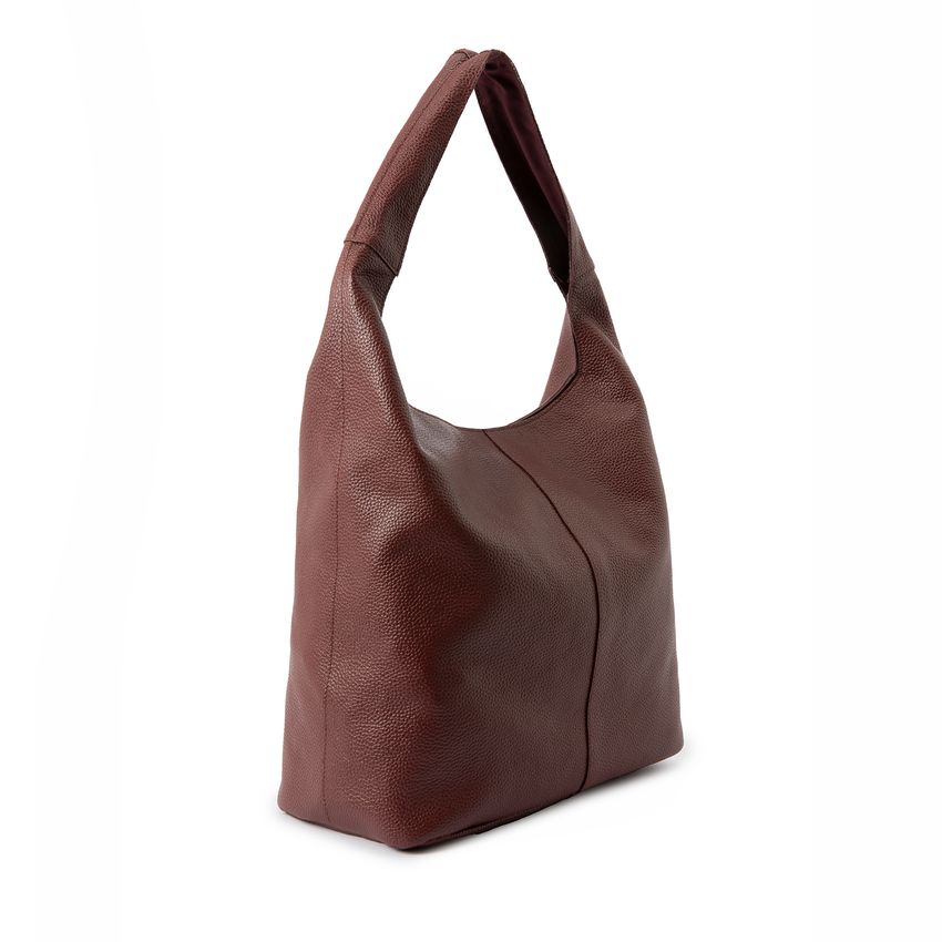 Manfield Rode leren shopper