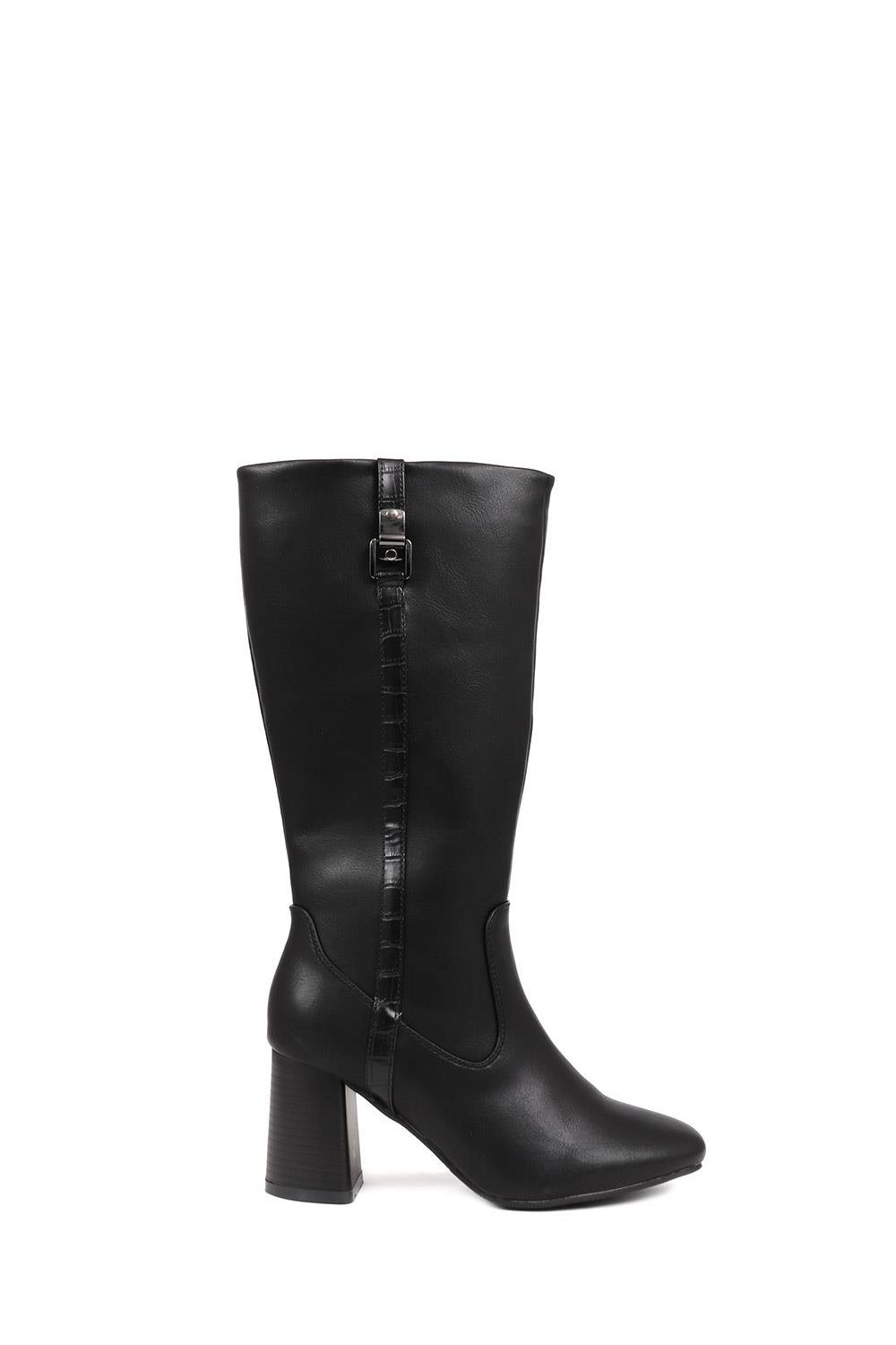 Pavers Knee High Heeled Boots