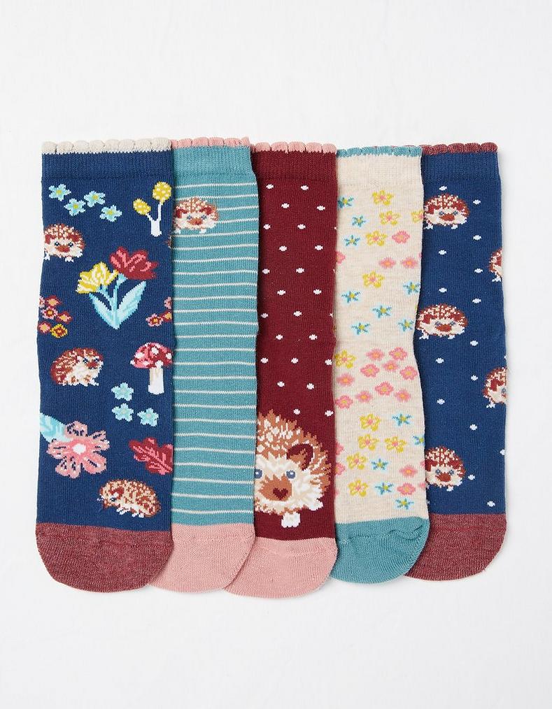 5 Pack Woodland Creature Socks