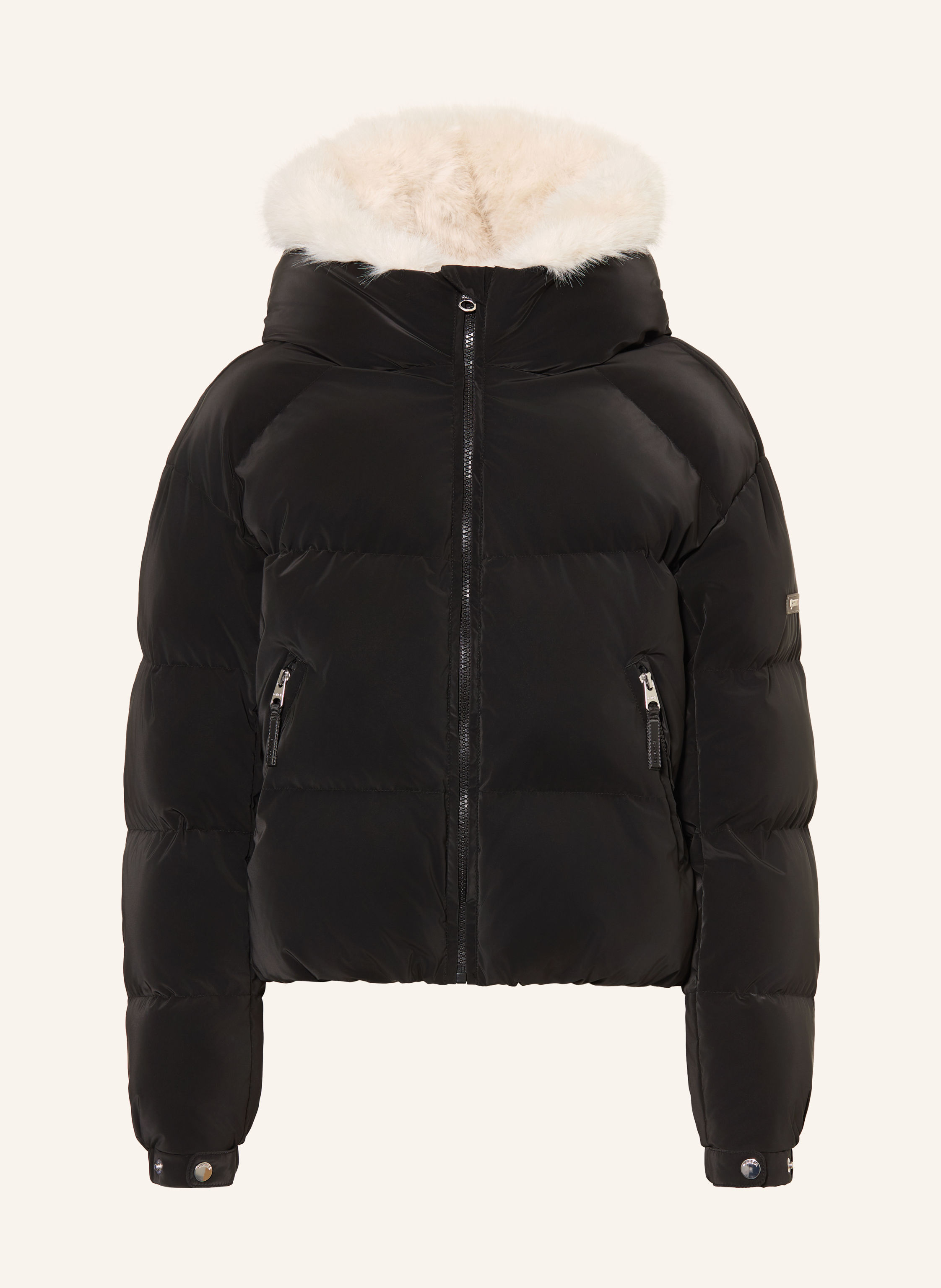 GARCIA Steppjacke mit Kunstpelz