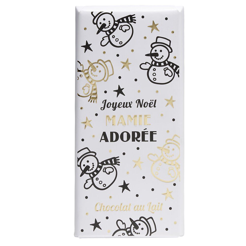 Chocolat de No&euml;l au lait 90g (plusieurs modèles)