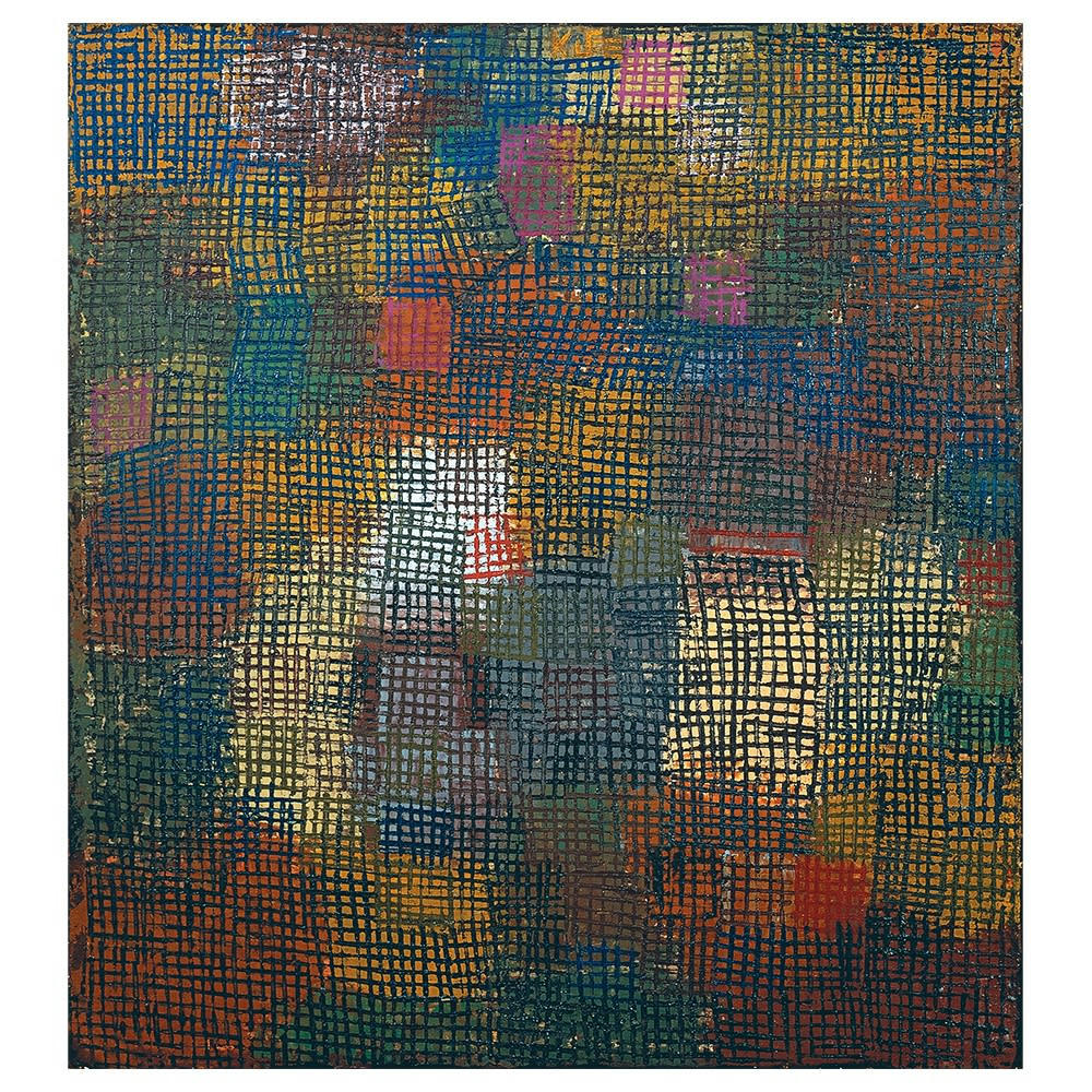- Tableau couleurs à distance Paul Klee 55x60cm