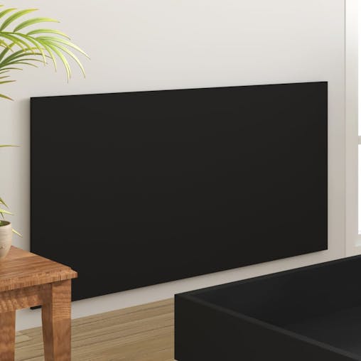 NNEVL Bed Headboard Black 160x1.5x80 cm Engineered Wood