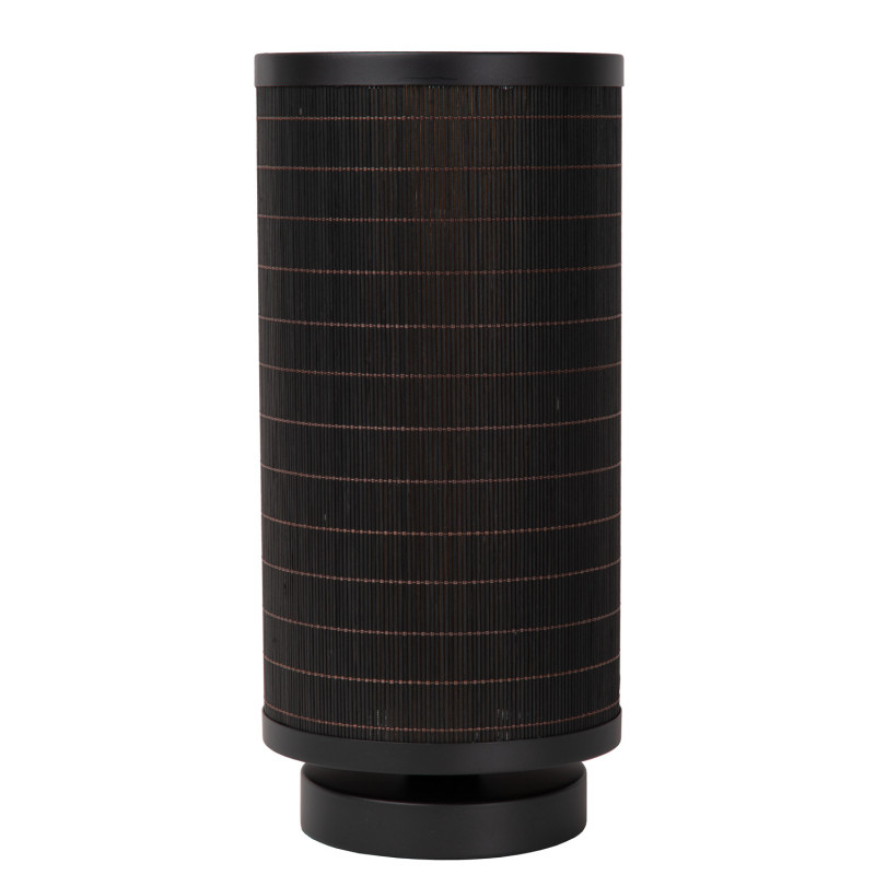Lampe de table Tagalog noire Ø 15 cm E27 40 W LUCIDE