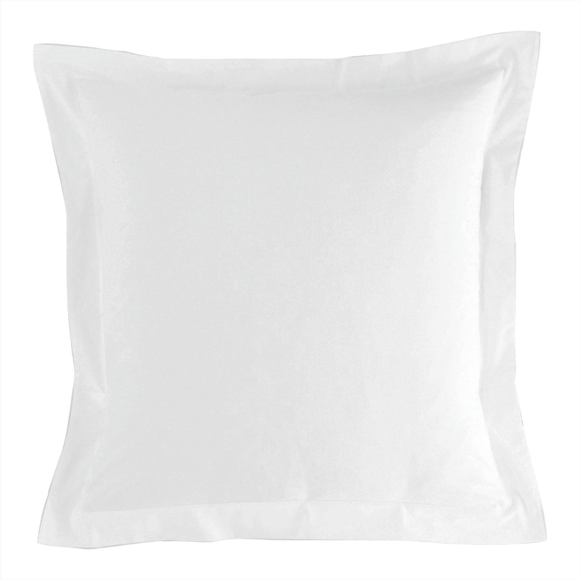 PERCALE 2015 - Taie volant 63x63 blanc en coton