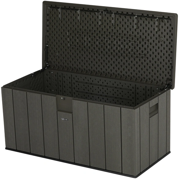 Kissenbox, BxHxT: 151 x 69 x 72 cm, dunkelgrau