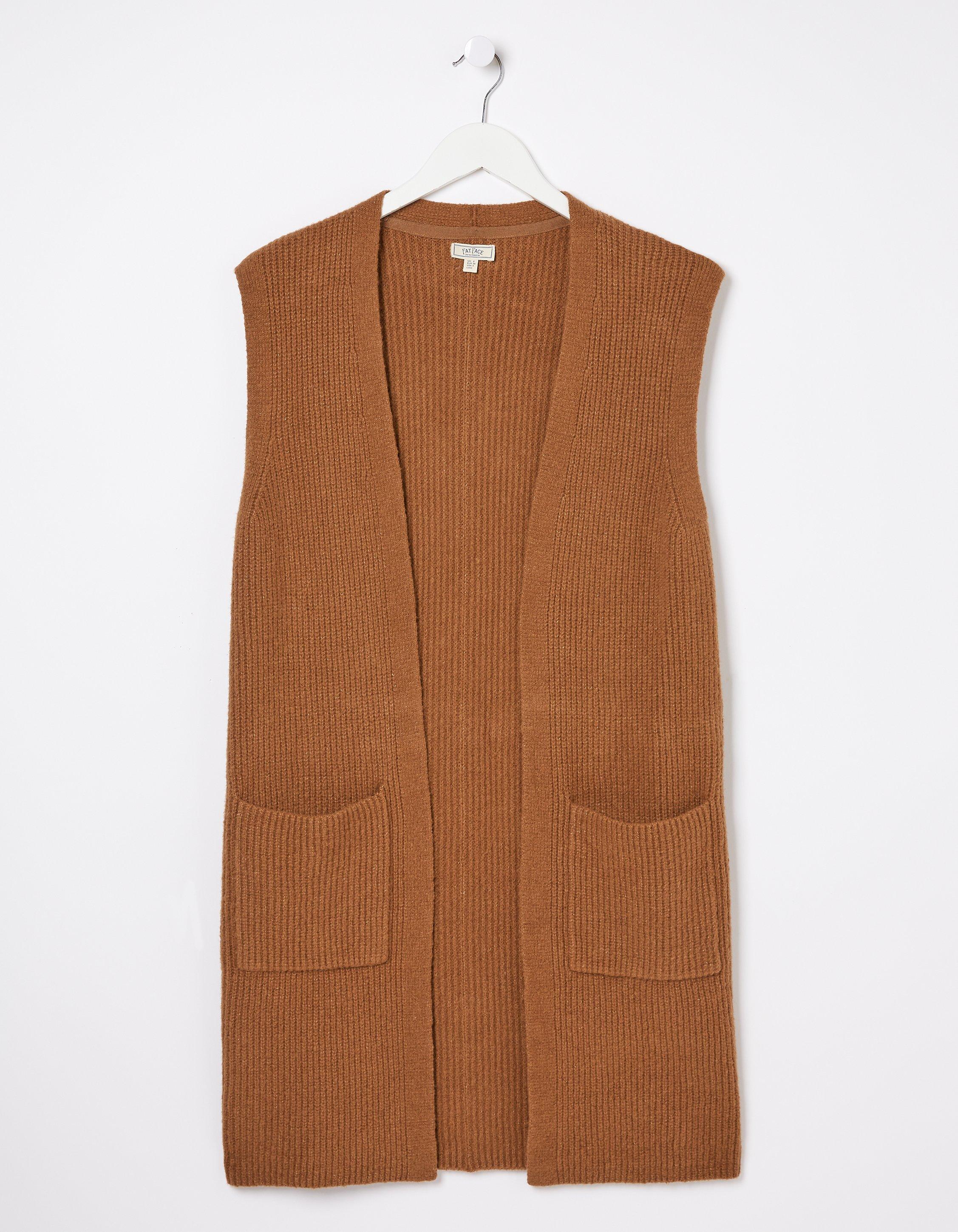 Lexi Long Sleeveless Cardigan