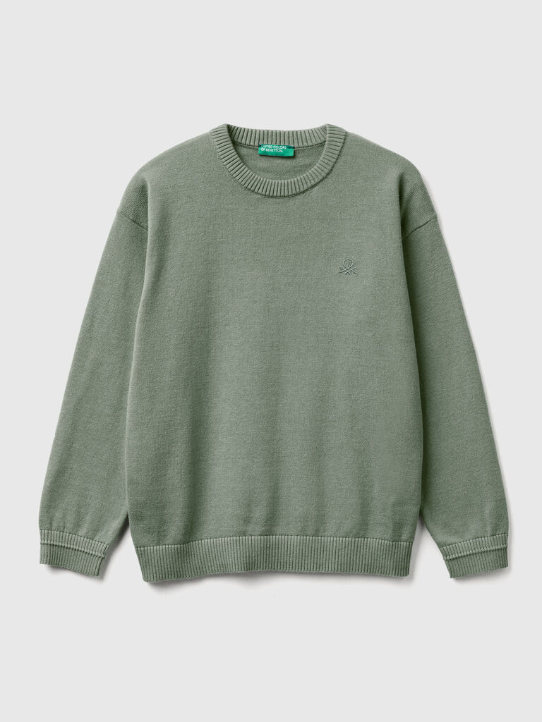 100% cotton crew neck top
