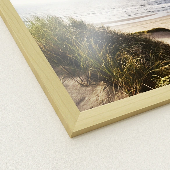 Gerahmtes Bild »Sea View«, Rahmen: Holzwerkstoff, natur
