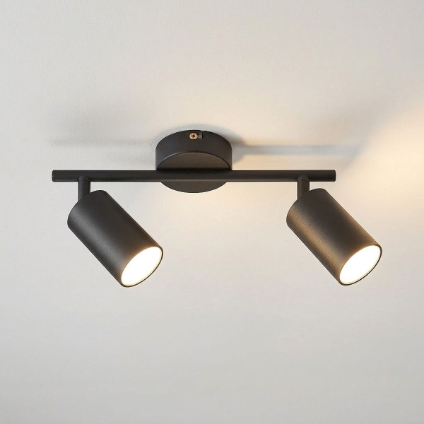 Lampa sufitowa spot Stico 2xGU10 czarna