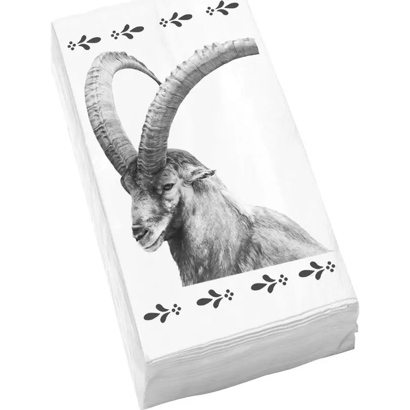 Serviette 10er-Set Steinbock