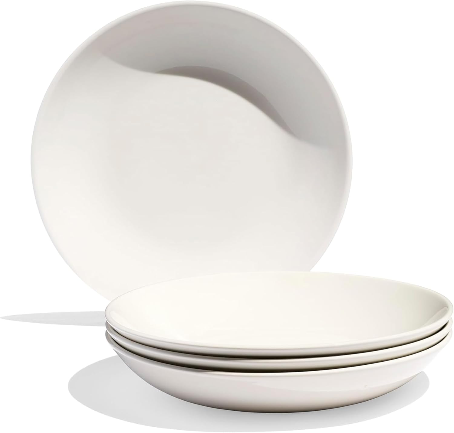 Made In Cookware | Set of 4 | Entrée Bowls | White | Porcelain | Crafted in England