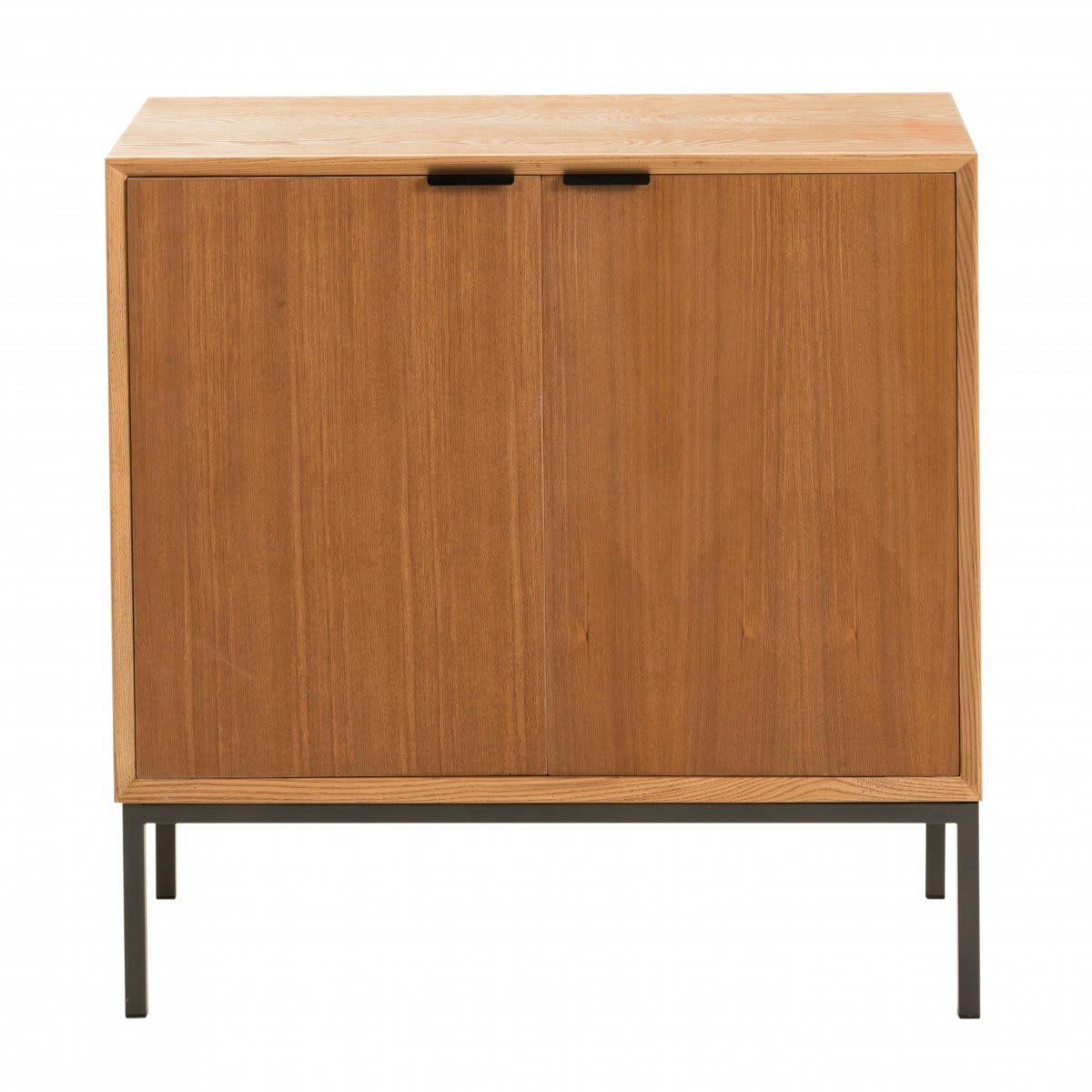 DAKAR - Buffet bas 2 portes 80cm en bois et métal