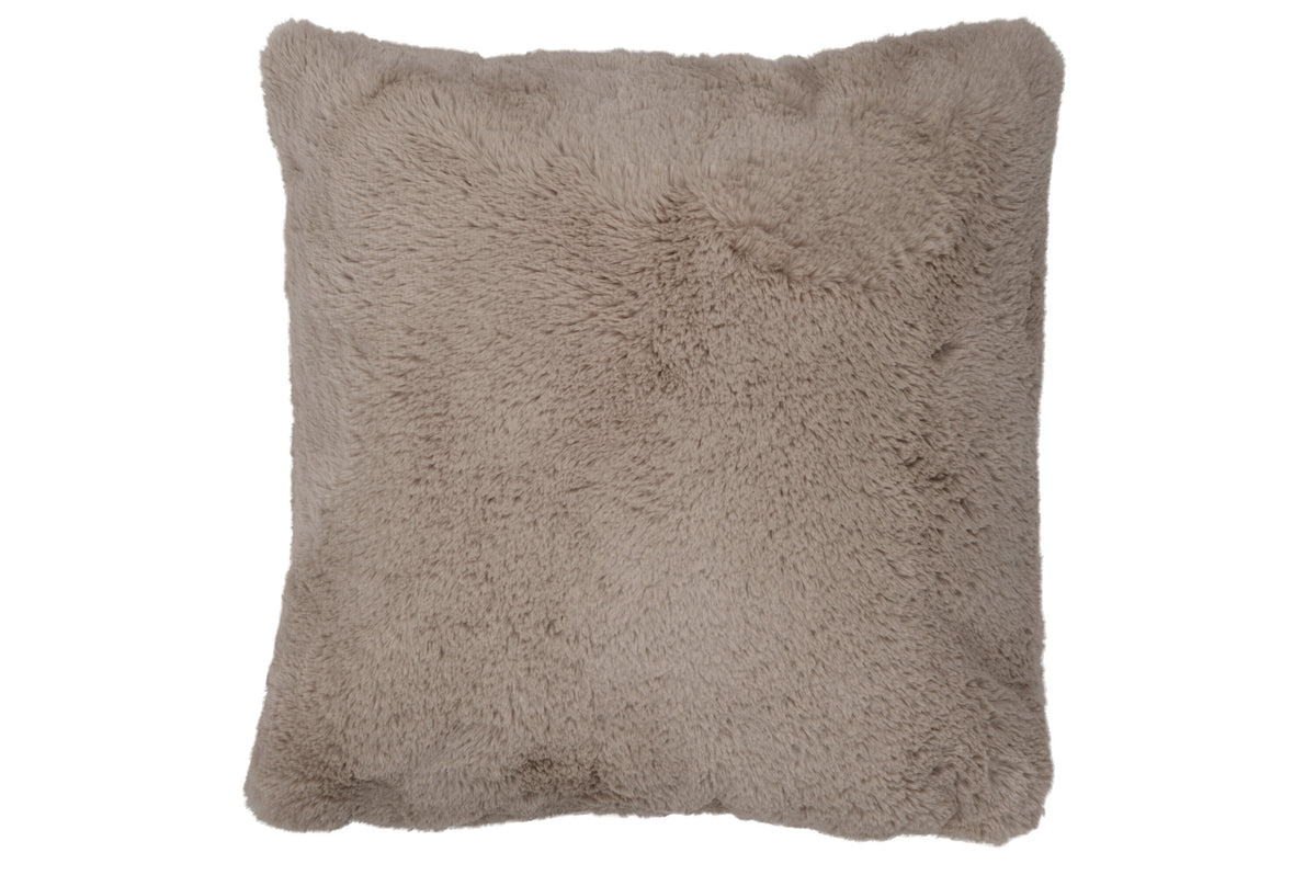 J-Line kussen Cutie - polyester - muisgrijs