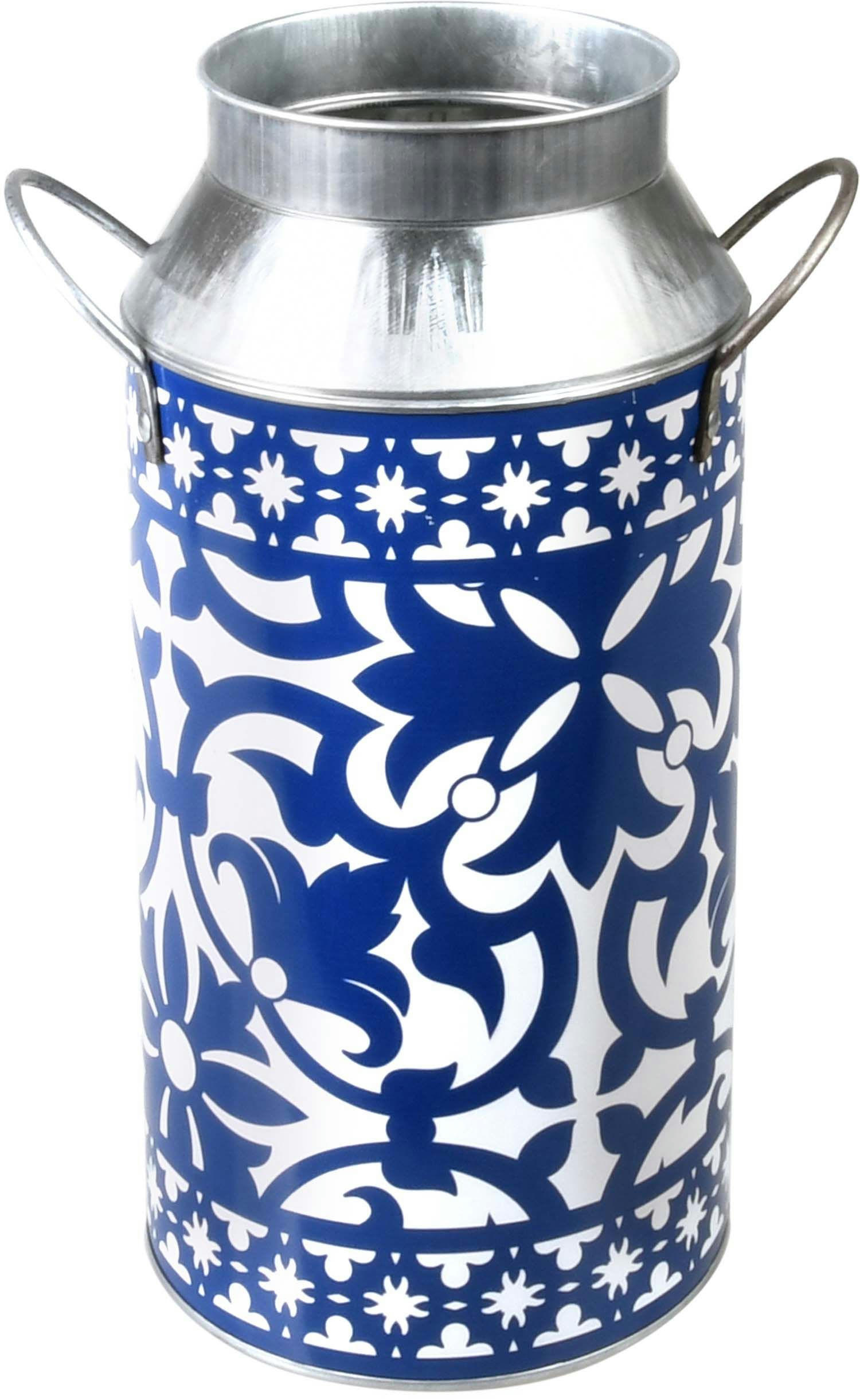 - Pot à lait en zinc carreaux de ciment