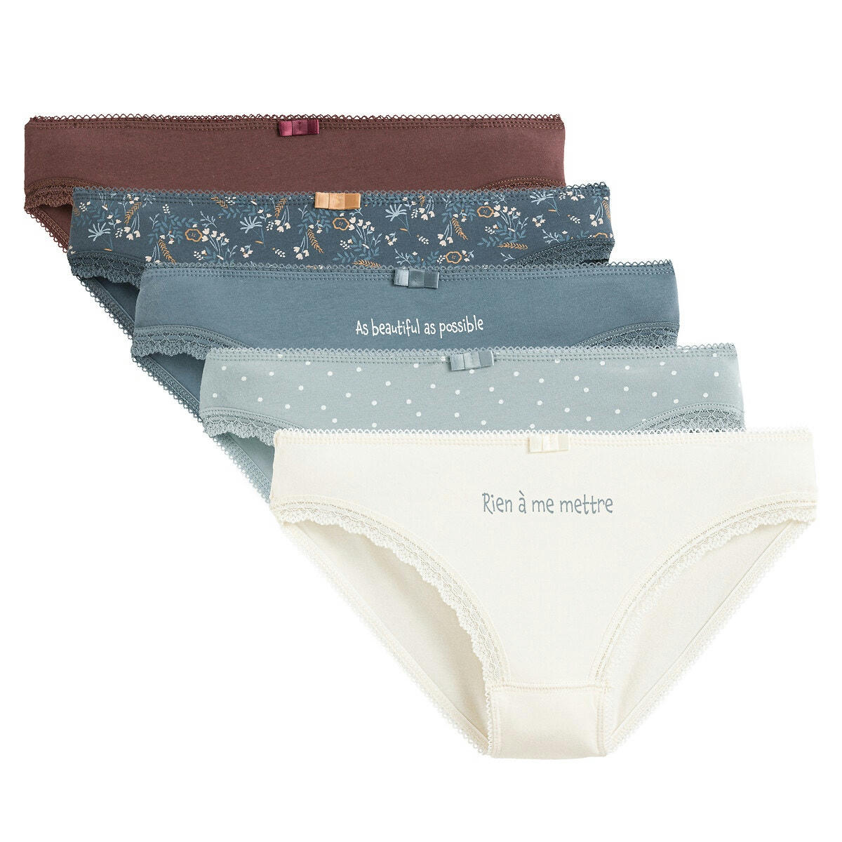 Lot de 5 slips