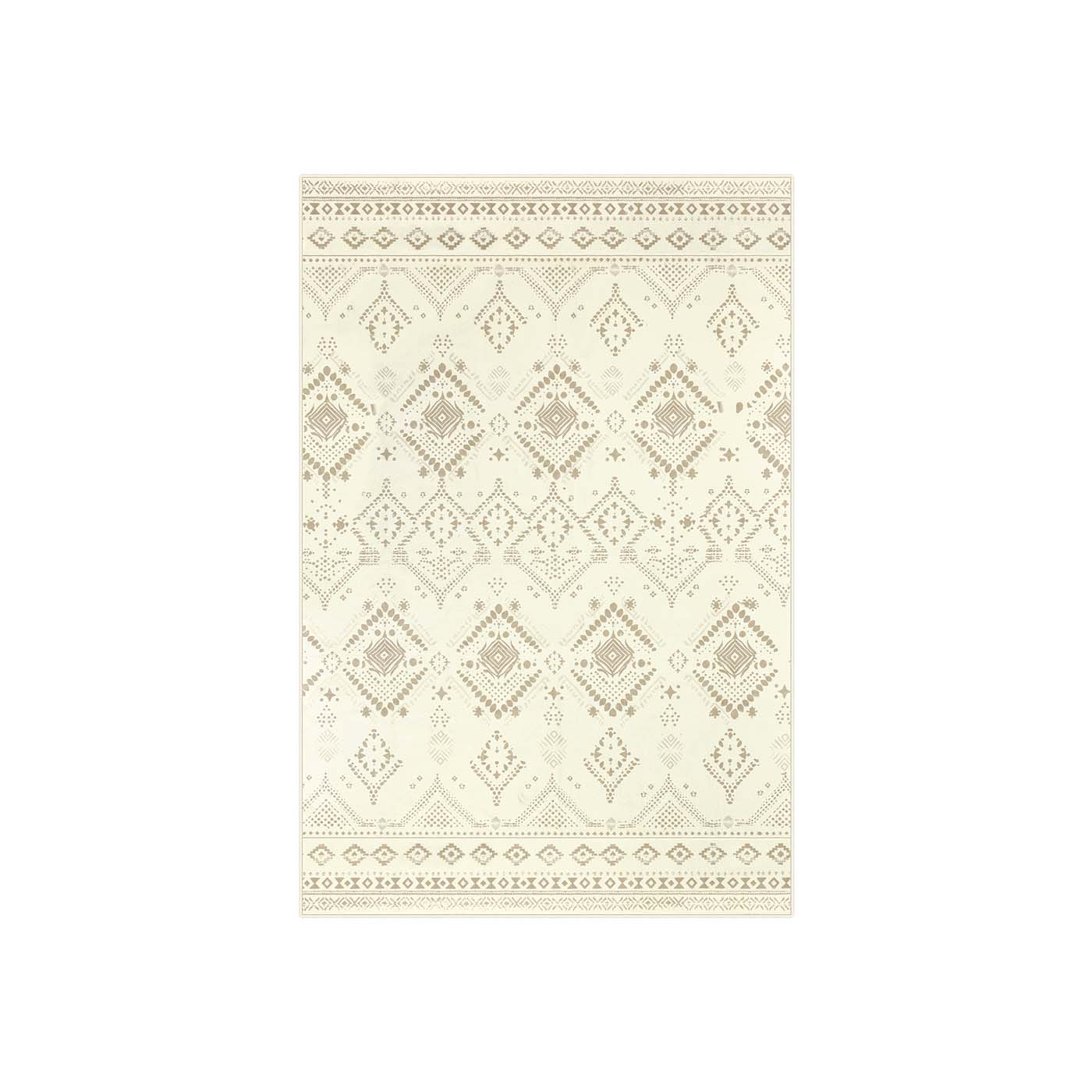Tapis Décoratif Antidérapant Lavable en Machine Style Bohème