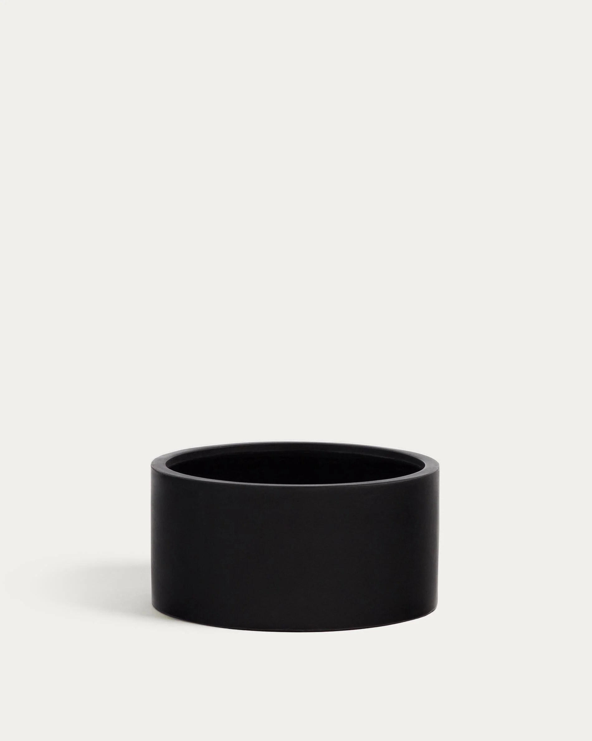 Aiguablava plant pot in black cement, Ø 62 cm