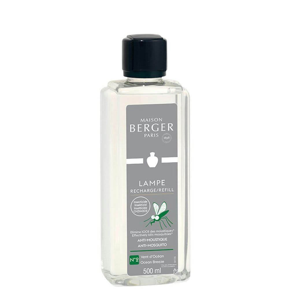 VENT D'OCÉAN - Recharge lampe Berger Anti-Moustique Vent d'Océan 500ml