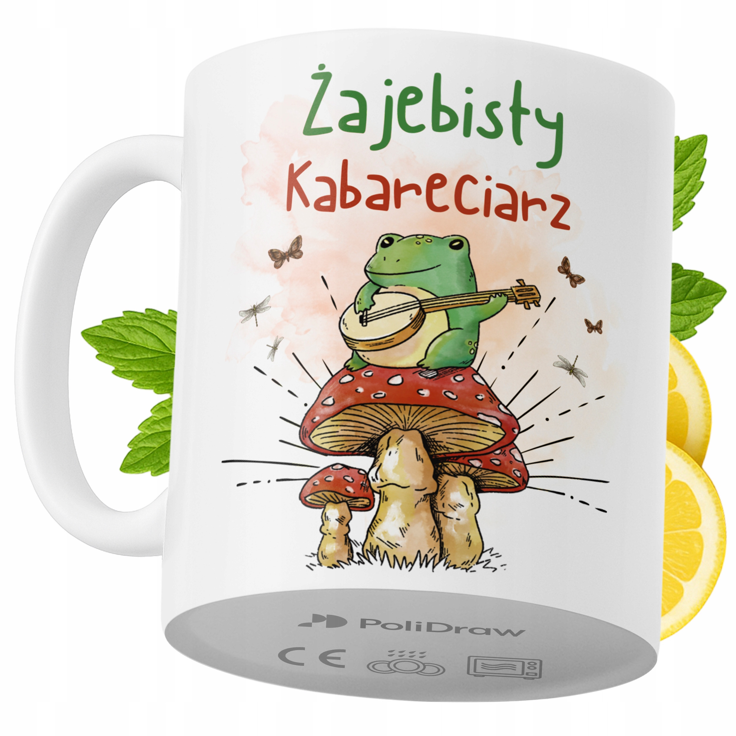 Kubek Dla Kabareciarza na Prezent z Nadrukiem ze Zdjęciem 330 ml PoliDraw