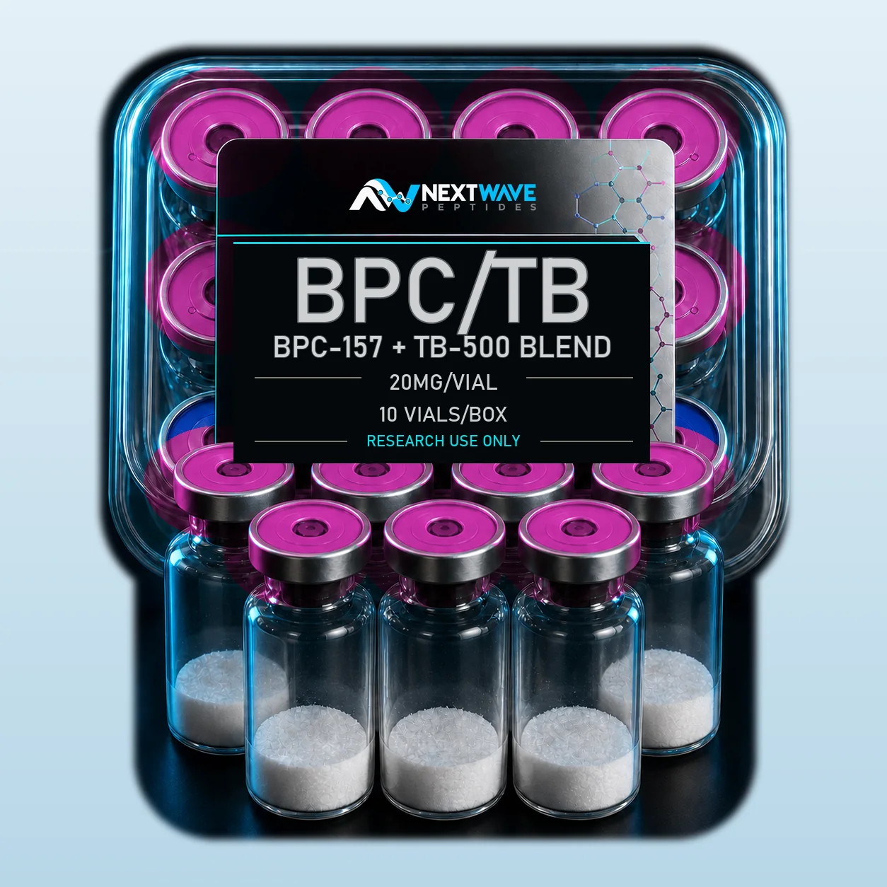 BPC-157 + TB-500 Blend - 20mg, 10 Vials | NextWave Peptides
