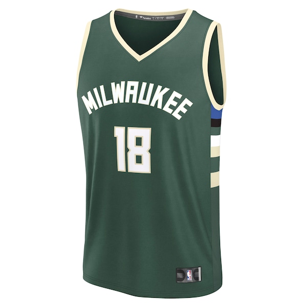 Kyle Kuzma Milwaukee Bucks  Fast Break Replica Player Jersey - Icon Edition - Hunter Green