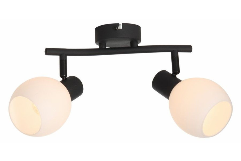 Reflektor sufitowy czarny Cortez 2xE14x40W wym:17x25x10cm Reality
