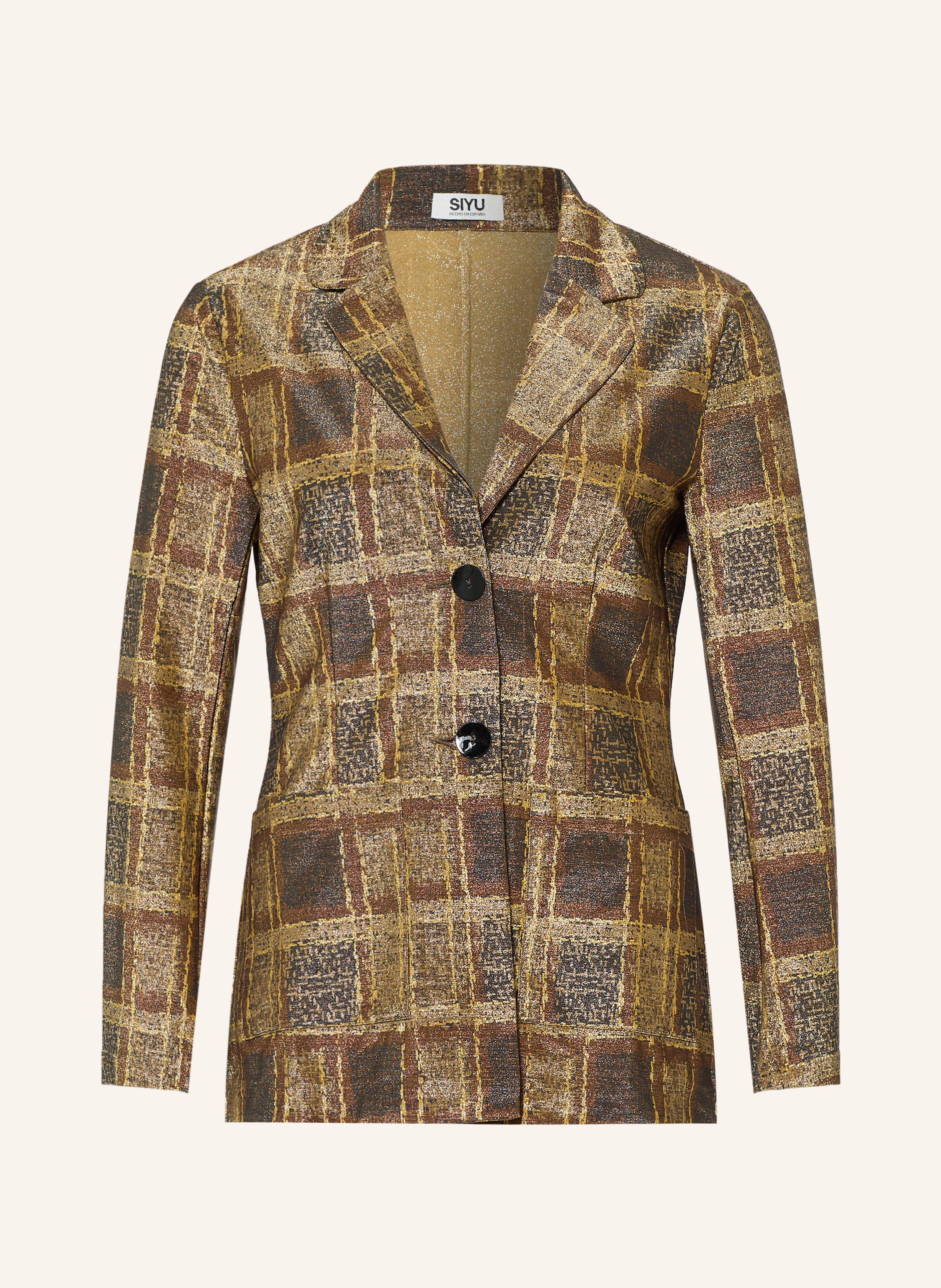 SIYU Blazer AMBAR mit Glitzergarn