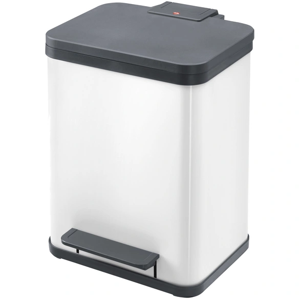 Abfalleimer »Öko uno plus M«, edelstahlfarben, mit Softclose, 17 l