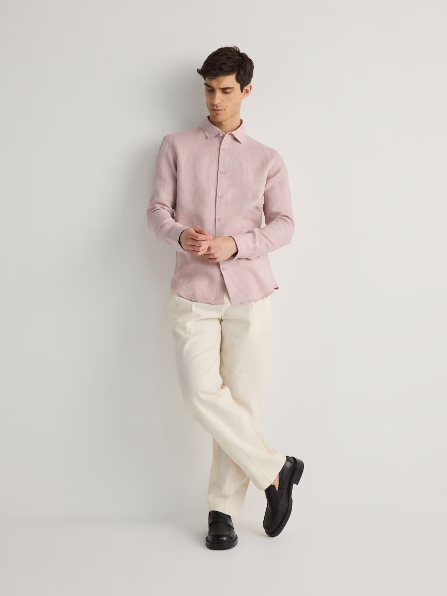 Regular Fit Linen Shirt