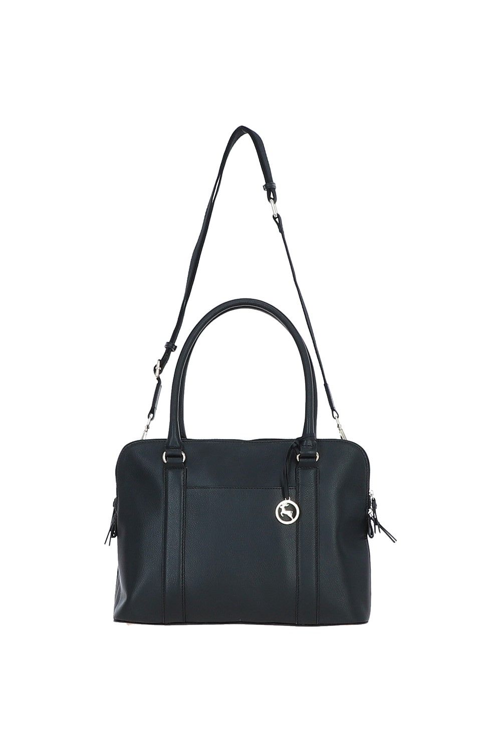 Ashwood Leather Cuore di Cuoio' 3 Section Large Leather Handbag