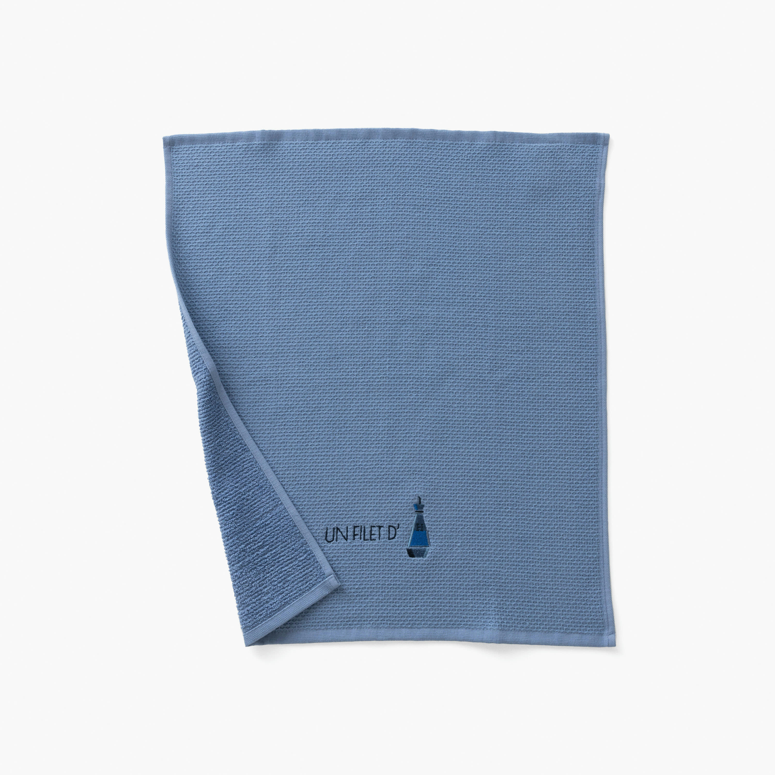 SAVEURS - Essuie mains Indigo bleu 50 x 50 cm