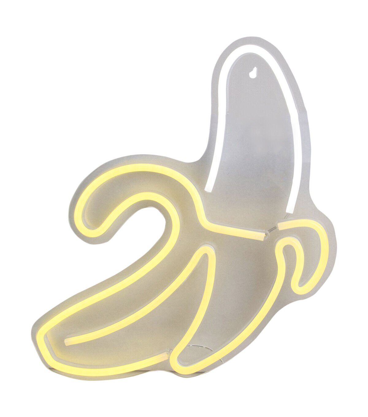 Northlight 18 Yellow LED Neon Style Banana Wall Sign