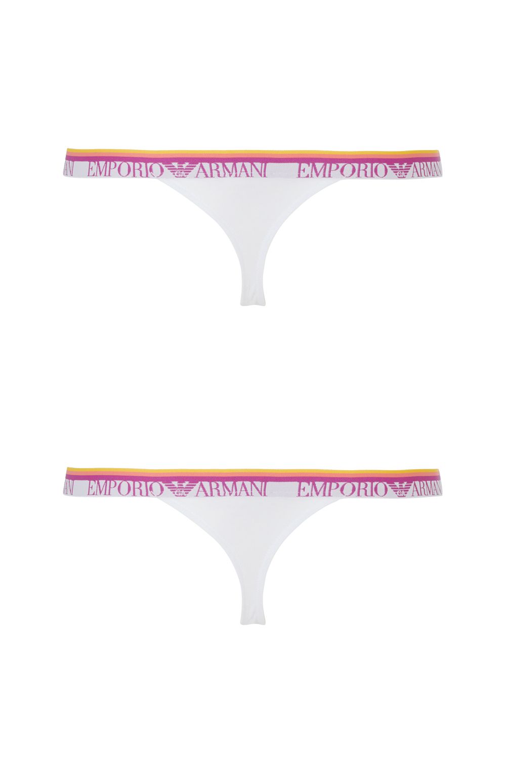 Emporio Armani Ea 2-Pack T-Thong White Multi