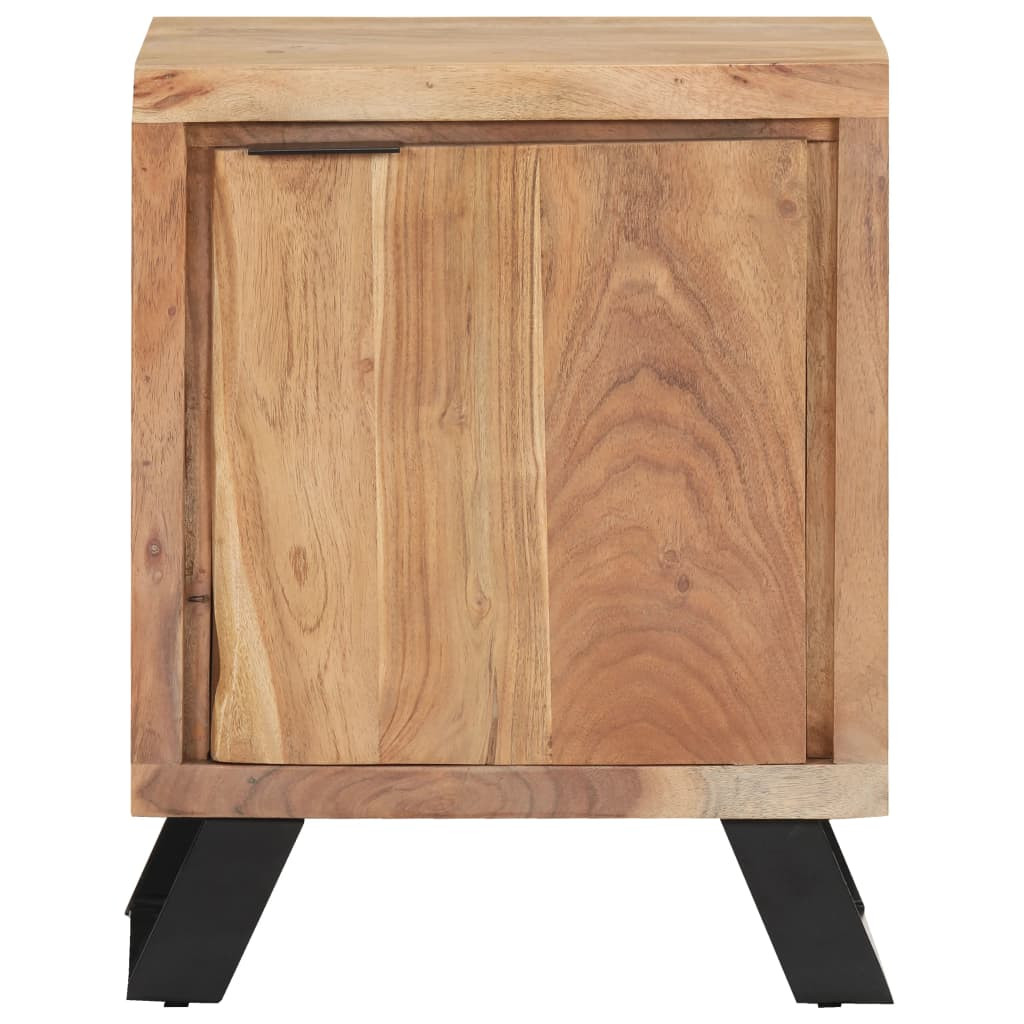 Szafka Nocna Drewniana Komoda Stolik Nocny Do Sypialni 40x30x50 cm