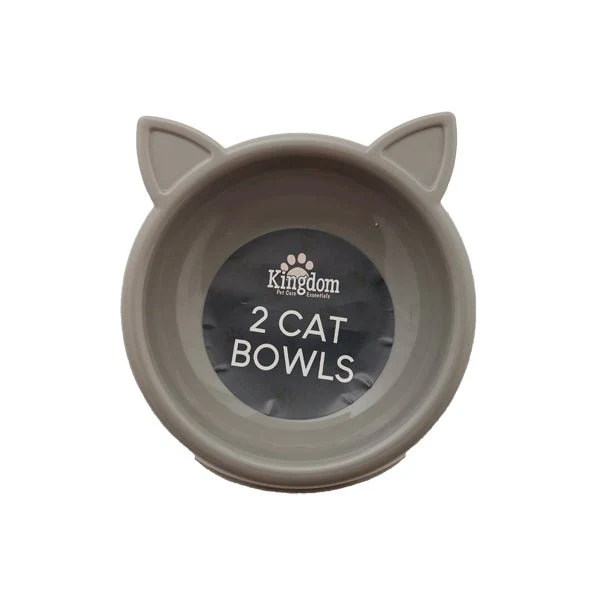 Kingdom Cat Bowls 2 Pk