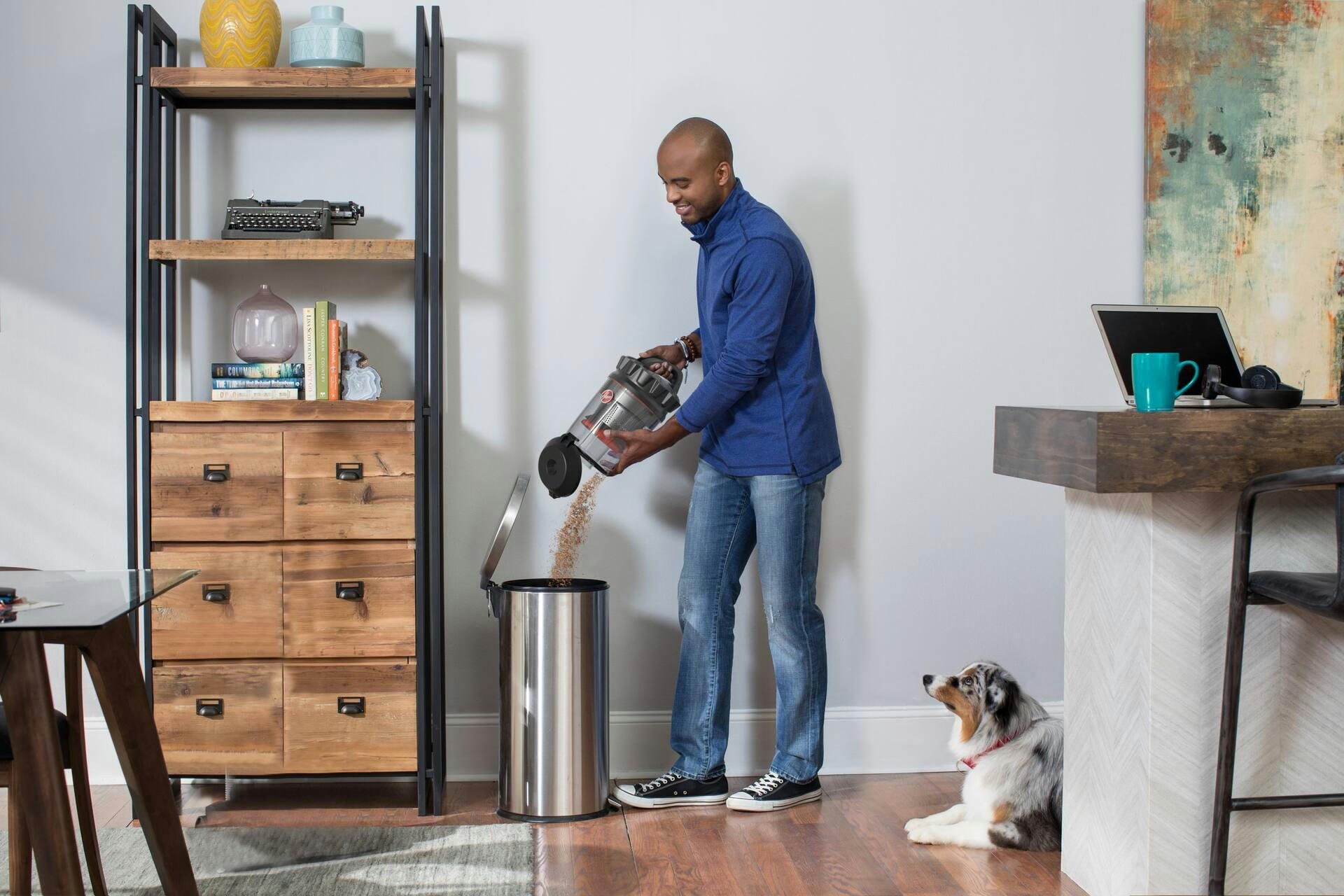 Hoover Multi-Surface Bagless Corded Canister Vacuum