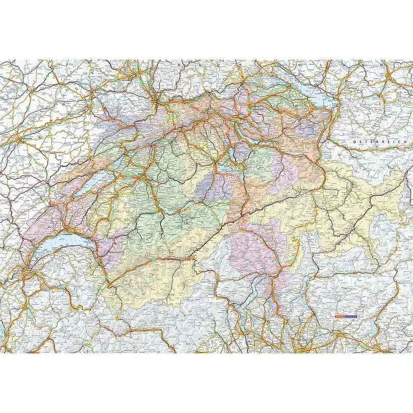 Puzzle Schweizerkarte