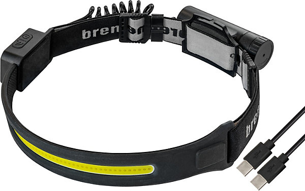 Brennenstuhl Lampe frontale LED LuxPremium SL 500 A, 500 lm, détecteurs de mouvement, IP44