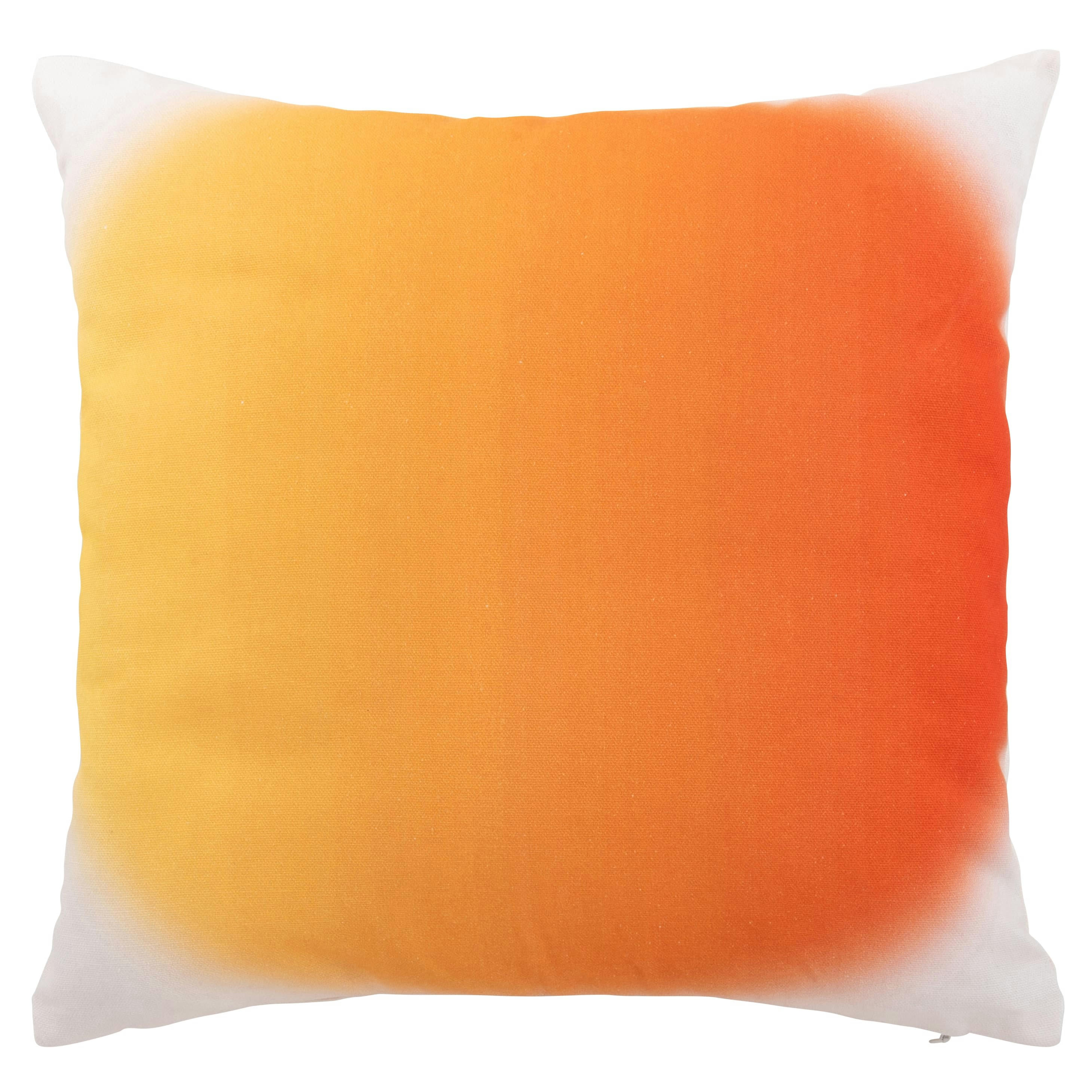 LOUREIRO - Housse de coussin en coton biologique imprimé tricolore 40x40
