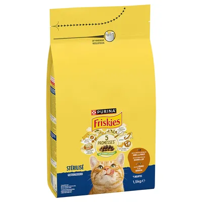 PURINA Friskies Sterilised Cat with Turkey, Chicken & Vegetables