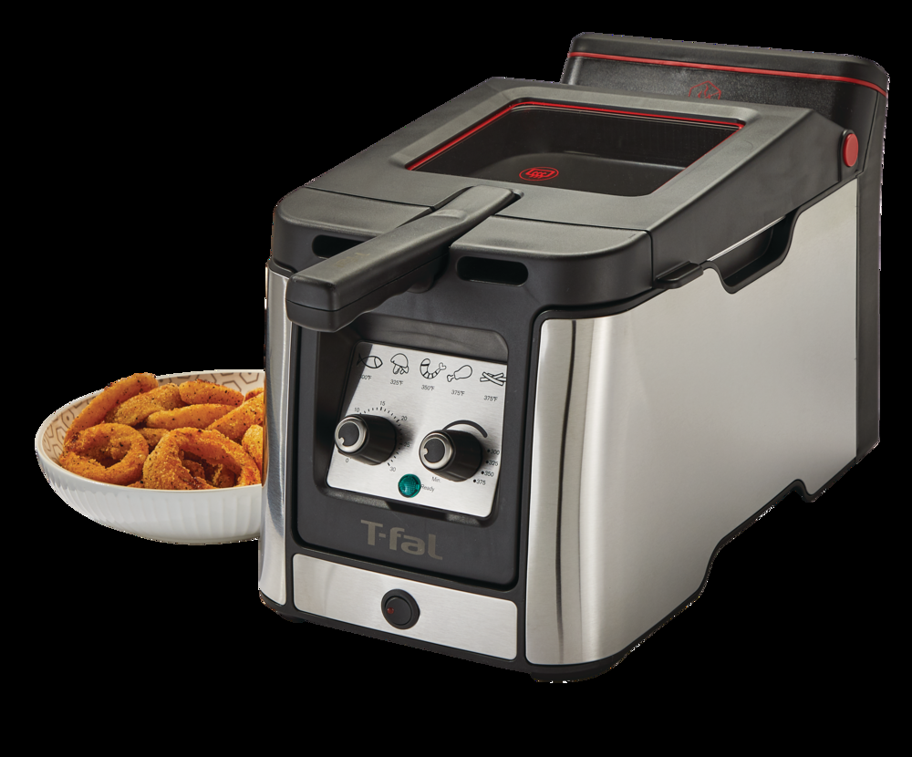 T-fal Odorless Deep Fryer, Stainless Steel, 3.5-L