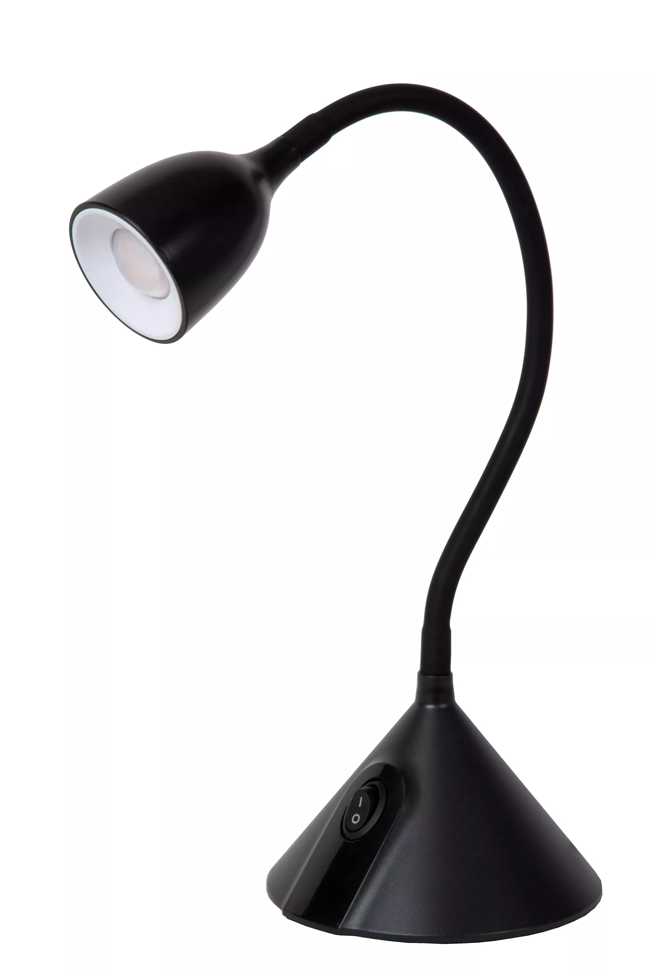 Lampka biurkowa regulowana Milo czarna LED 3.2W Ciepła biel wys:50cm Lucide