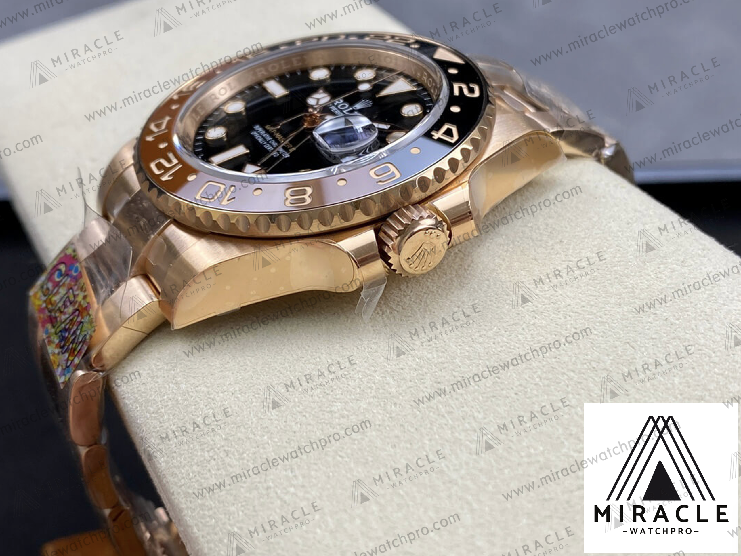 ROLEX-GMT MASTER II-ref.M126715CHNR-0001- Elite Clone-40mm-Replica Watch