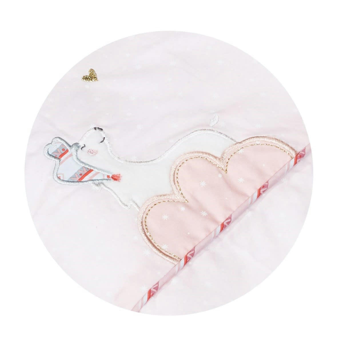 - Gigoteuse 0-4 mois été en coton rose