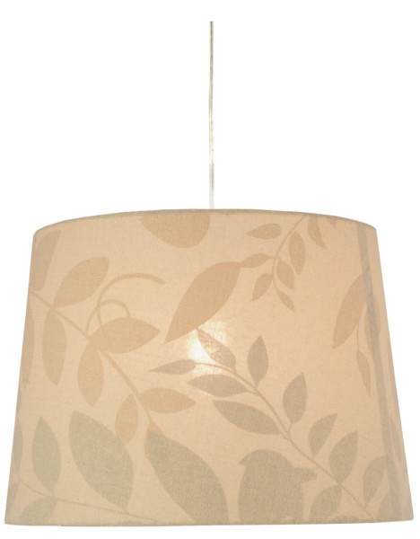 Lampa wisząca chromowana-beżowa MIRAGE 1xE27x60W Candellux