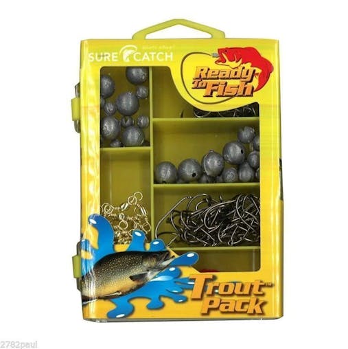 Wilson 143pc Trout Pack In Fishing Tackle Box - Tackle Kit