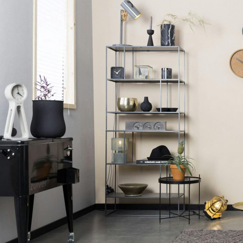 BE COOL - Glacière à roulettes métal noir